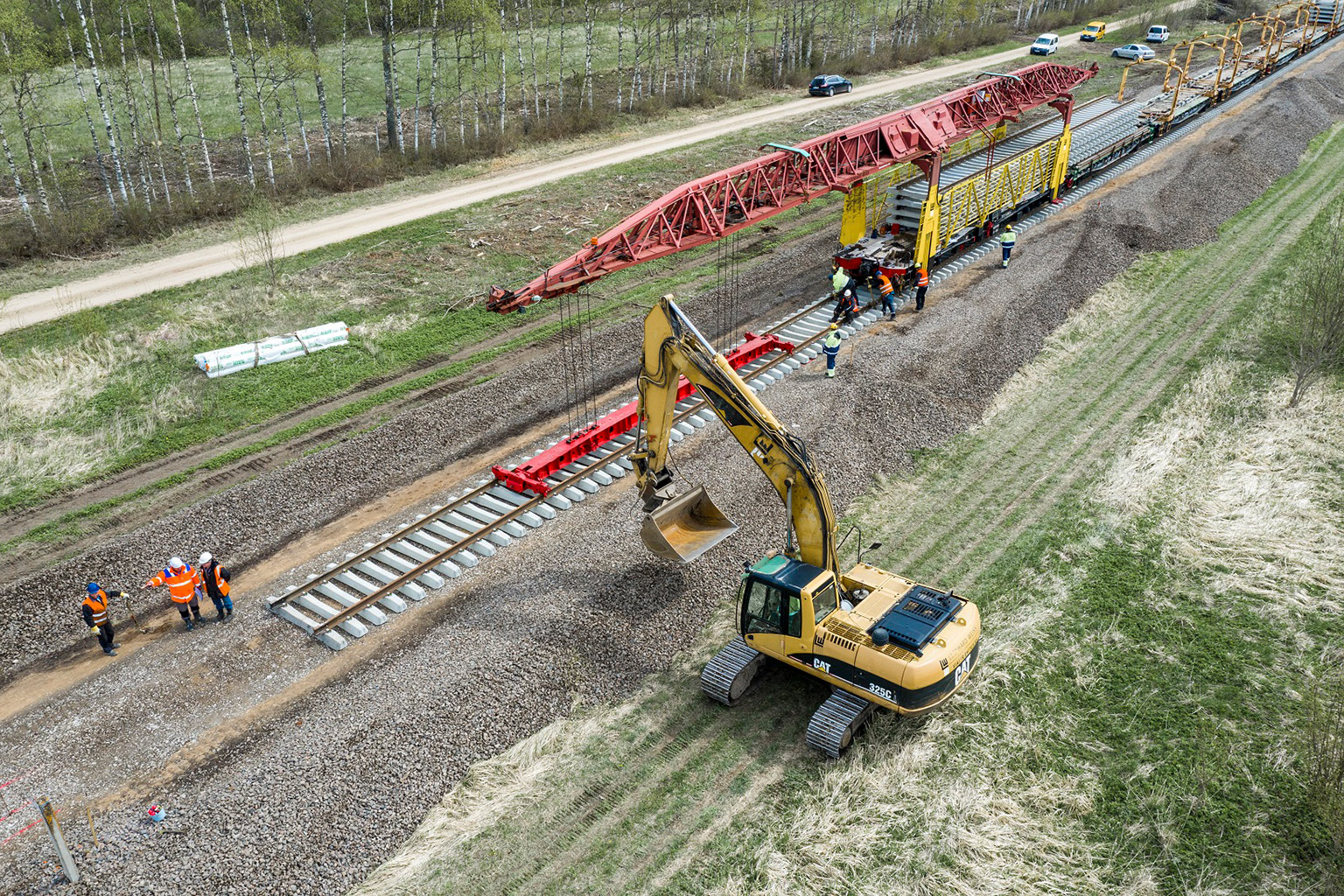 Rail Baltica, Erneuerung der Eisenbahnstrecke Kaunas-Palemonas