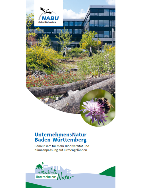 Flyer UnternehmensNatur NABU Baden-Württemberg